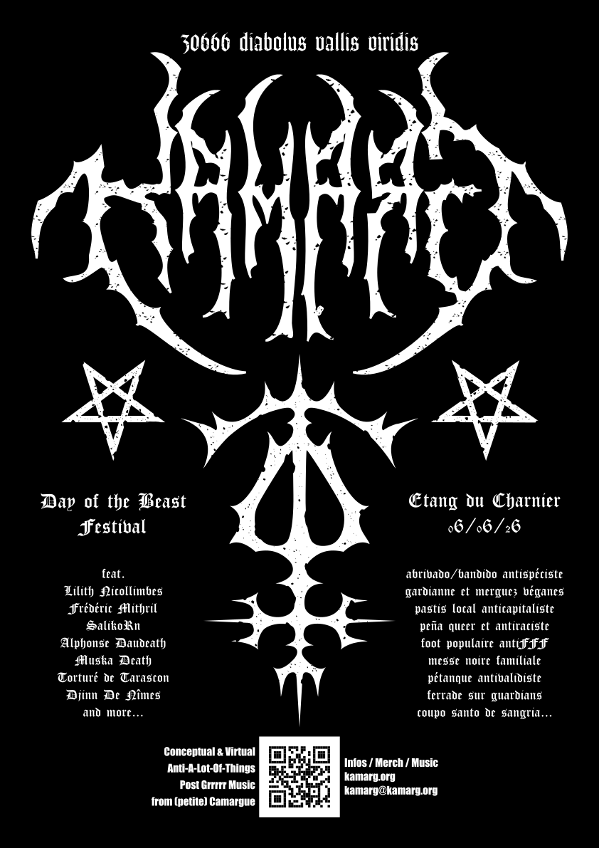 day of the beast concert - poster